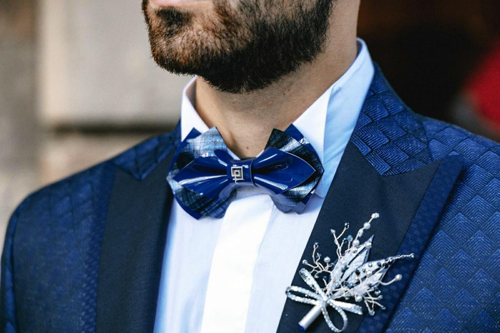 Dress Up America Set di accessori per papillon con bretelle al neon per